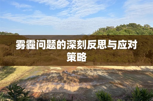 雾霾问题的深刻反思与应对策略