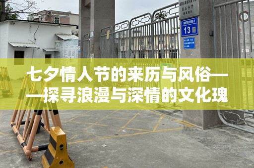 七夕情人节的来历与风俗——探寻浪漫与深情的文化瑰宝