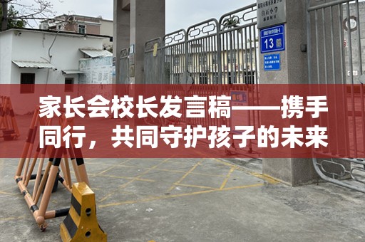 家长会校长发言稿——携手同行，共同守护孩子的未来
