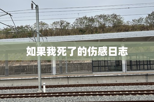 如果我死了的伤感日志