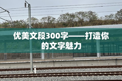 优美文段300字——打造你的文字魅力