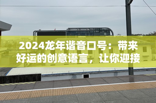 2024龙年谐音口号：带来好运的创意语言，让你迎接新年的热情与活力！