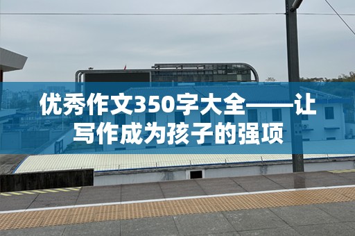优秀作文350字大全——让写作成为孩子的强项