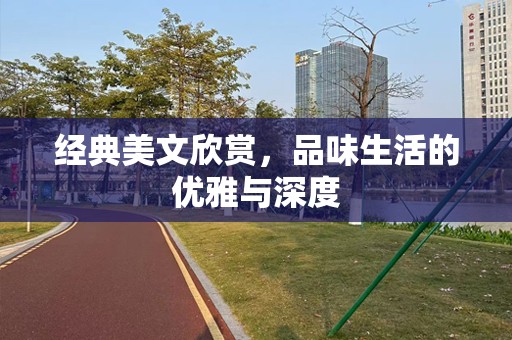 经典美文欣赏，品味生活的优雅与深度