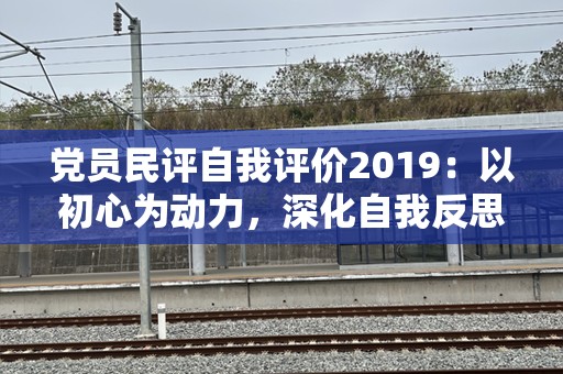 党员民评自我评价2019：以初心为动力，深化自我反思与提升