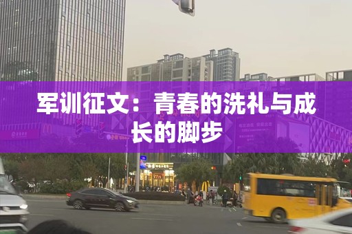 军训征文：青春的洗礼与成长的脚步