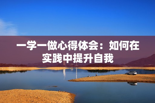 一学一做心得体会：如何在实践中提升自我