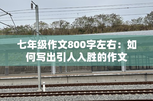 七年级作文800字左右：如何写出引人入胜的作文