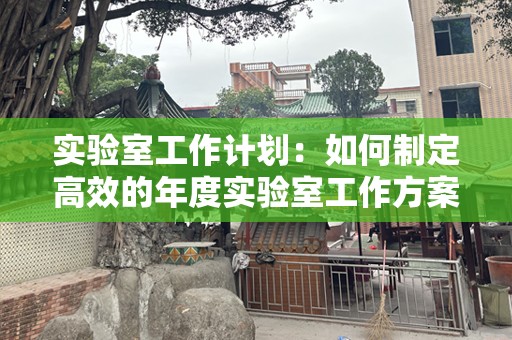实验室工作计划：如何制定高效的年度实验室工作方案