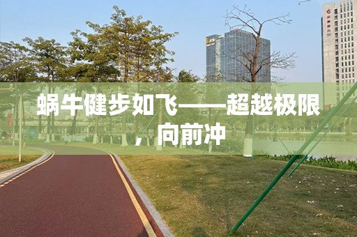 蜗牛健步如飞——超越极限，向前冲