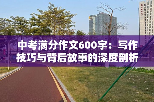 中考满分作文600字：写作技巧与背后故事的深度剖析