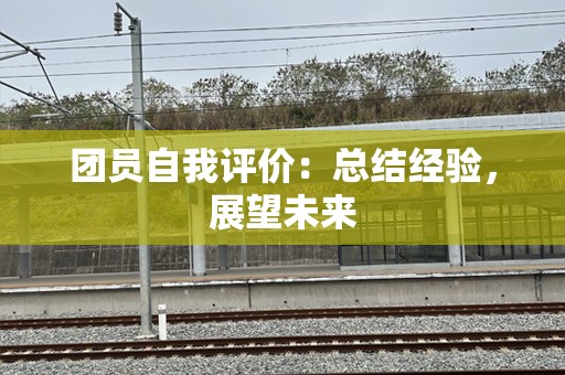 团员自我评价：总结经验，展望未来