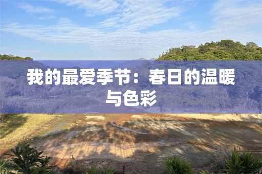 我的最爱季节：春日的温暖与色彩
