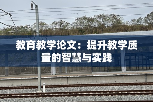 教育教学论文：提升教学质量的智慧与实践