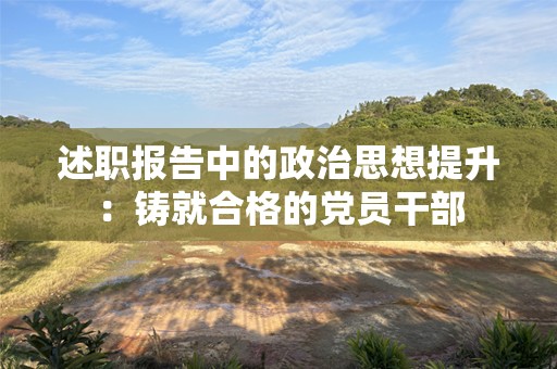 述职报告中的政治思想提升：铸就合格的党员干部
