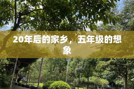 20年后的家乡，五年级的想象