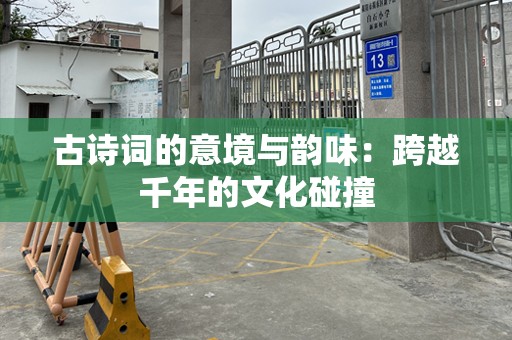 古诗词的意境与韵味：跨越千年的文化碰撞
