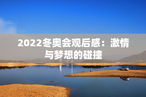 2022冬奥会观后感：激情与梦想的碰撞